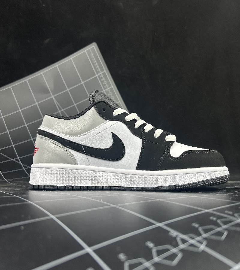 Women Running Weapon Air Jordan 1 White/Grey/Black Shoes 529 Women Running Weapon Air Jordan 1 White/Grey/Black Shoes 529